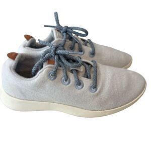 Allbirds Wool Runner Shoes Womens Size 8 Light Blue Running Gym Walking Sneakers